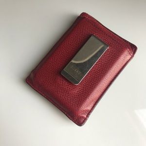 bally clip wallet